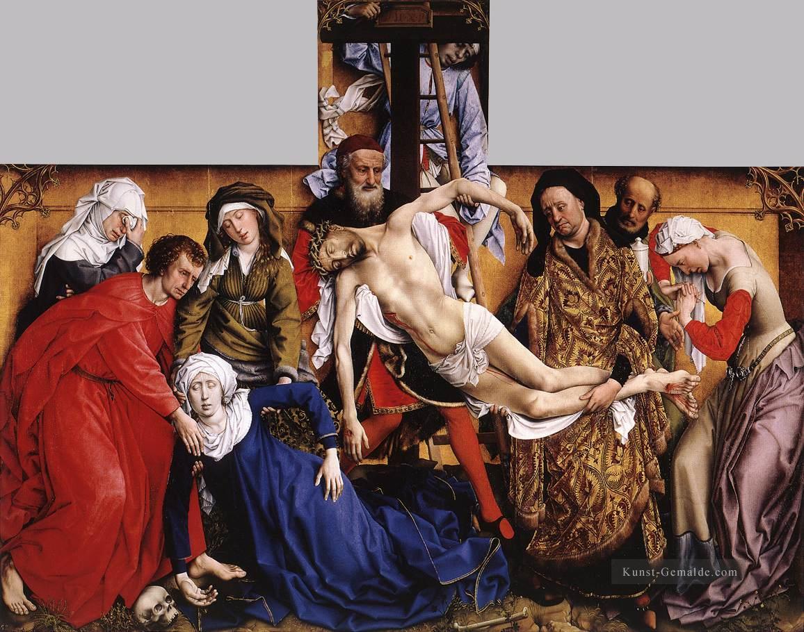 Deposition Niederländische Maler Rogier van der Weyden Ölgemälde